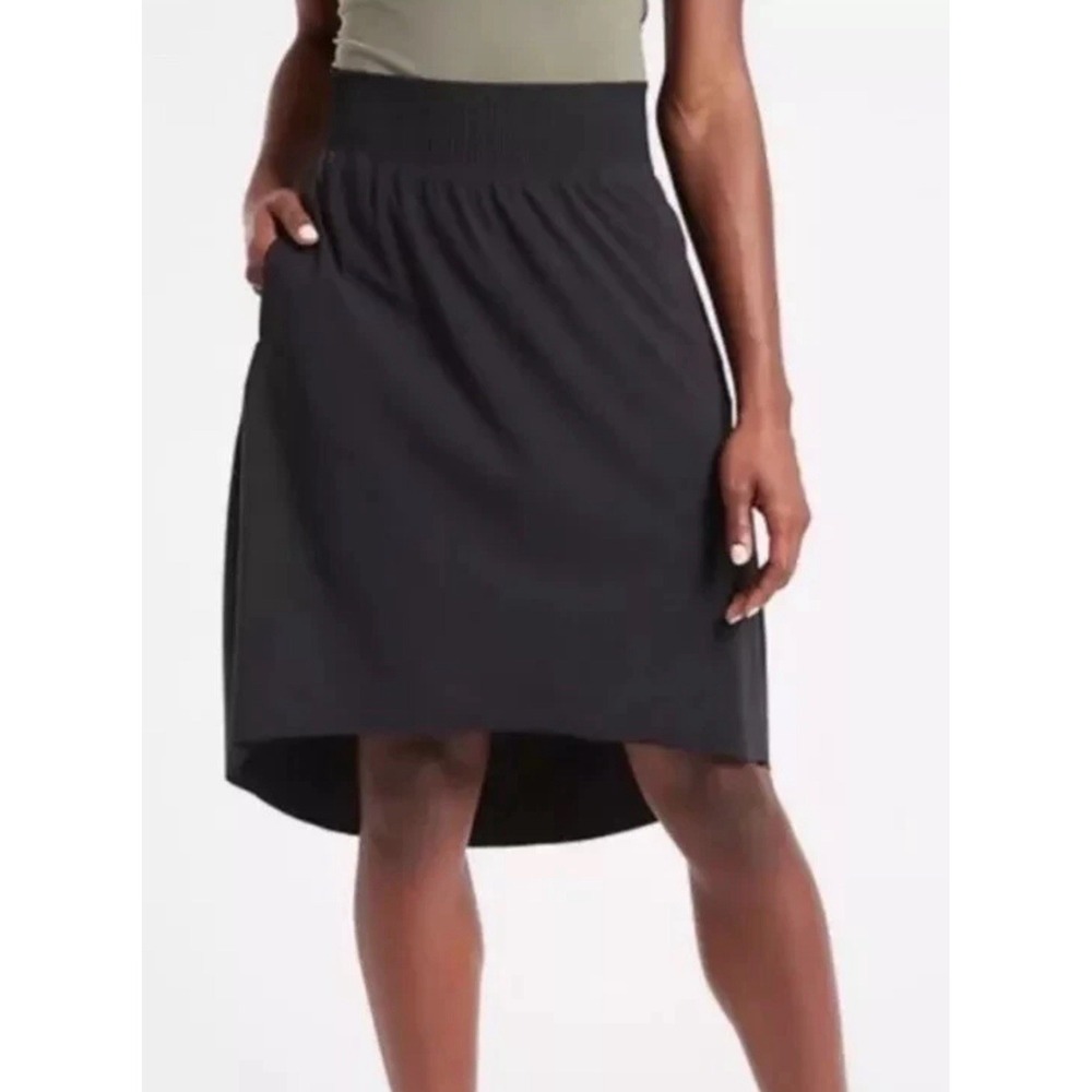 Athleta Black Athletic Skort with High Waist